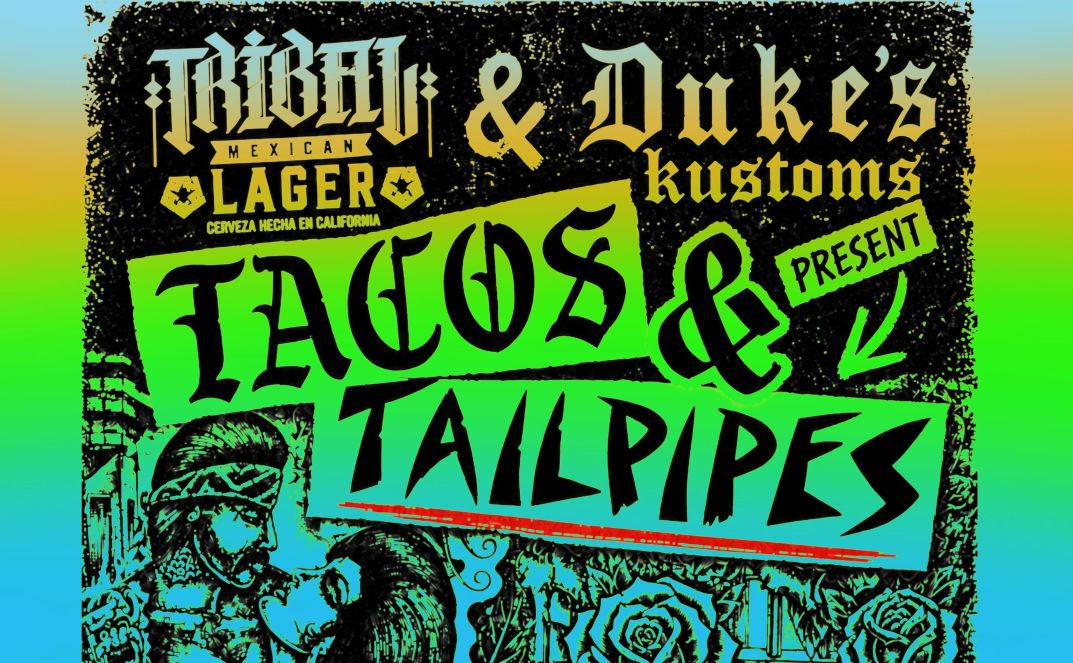 Tacos and Tailpipes Car Meet partial flyer July 2026